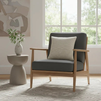Kussenhoes 45x45 cm handgeweven katoen beige