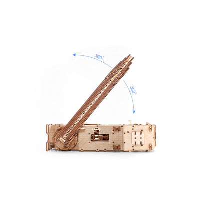 Eco Wood Art Mechanische Puzzel Brandweerwagen 1409