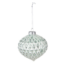 Kerstbal Ø 10 cm groen glas set van 2