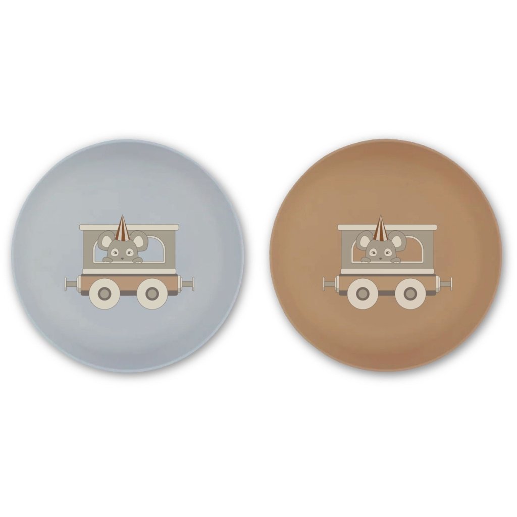 Kinderbord diep 14 cm PLA 2-pack