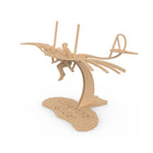 Ilo Build 3D Wooden Model Kit Lilienthal's Glider, NUI-107, 22x18x15cm