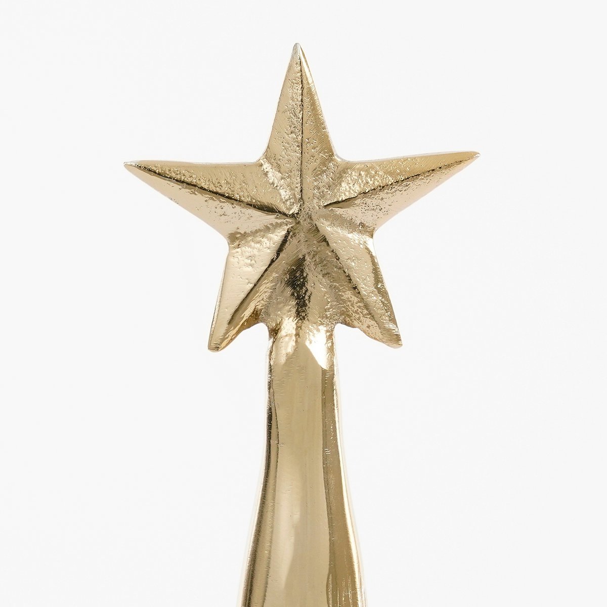 Kerstboom 43 cm goud ijzer