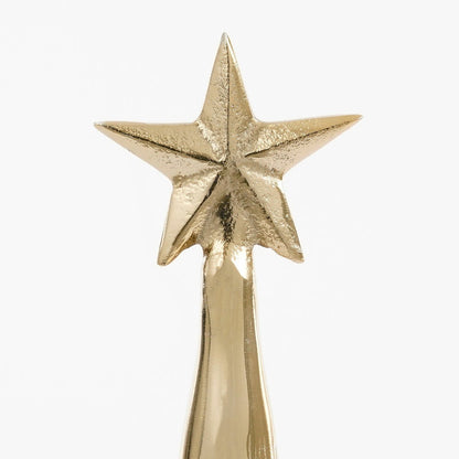Kerstboom 43 cm goud ijzer