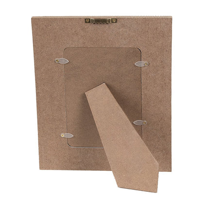 Fotolijst 10x15 cm hout bruin wit