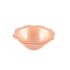 Soepkom glas zalm 16.5x16.5x5 cm