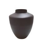 Vaas Tugela Ø24 cm bruin glas