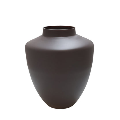 Vaas Tugela Ø24 cm bruin glas