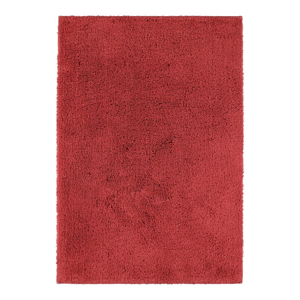 Badmat 70x110 cm bakstenen rood katoen antislip