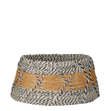 Kerstboomrok - H26 x Ø50 cm - Zeegras - Blauw