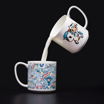 Kopjes set van 2 keramiek 275 ml stapelbaar