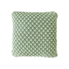 Kussenhoes 45x45 cm popcorn knit katoen mineraalblauw