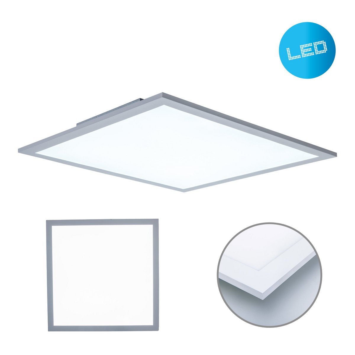 Nicola LED Assemblagepaneel Metaal En Plastic Binnen 45x45