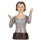 Decoration Figurine Woman 12x9x20 cm Grey Plastic