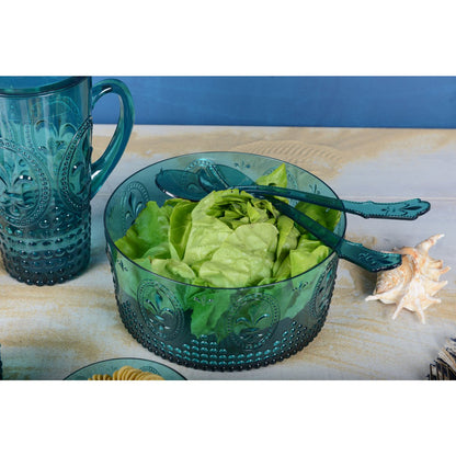 Saladier 26cm acryl turquoise