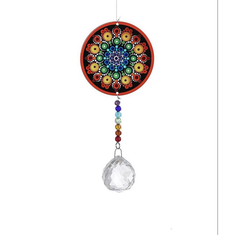 Windspinner 40 cm metaal gekleurd