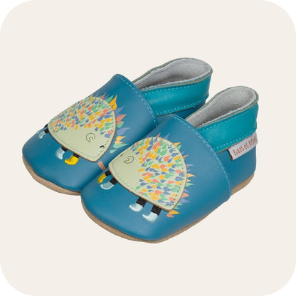 Babyslofjes leer egel 0-6 mnd