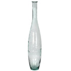 Vaas Kyara gerecycled glas transparant H100 x Ø20 cm