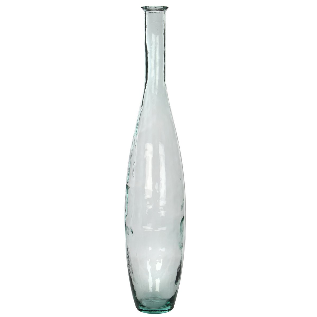 Vaas Kyara gerecycled glas transparant H100 x Ø20 cm