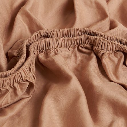 Hoeslaken TENCEL™ Twill Peach 60x120 cm
