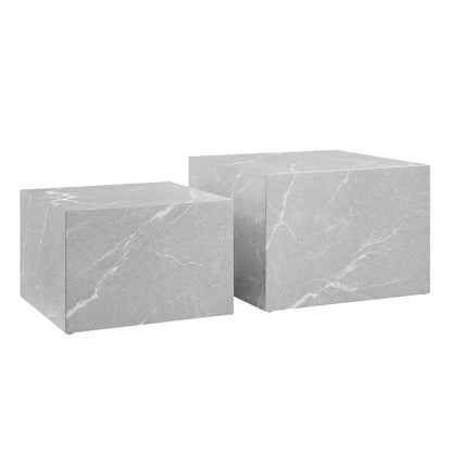 Coffee table grey set of 2