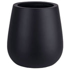 Plantenpot Vermont black 44x46 cm fiberstone