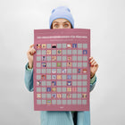 Scratch Poster 100 Challenges for Couples to Do Together (German version)