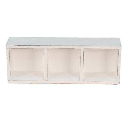 Houten kistje 33x12x7 cm wit