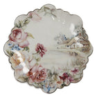 Ontbijtbord 19 cm wit porselein bloemenprint