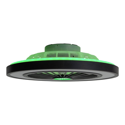 Plafondlamp met ventilator 54 cm metaal plastic