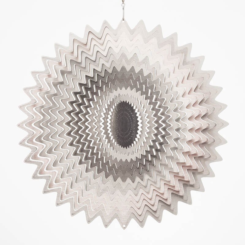 Wind Spinner, Spin Art, Stainless Steel, Splash, 06OSP108, Ø 15cm
