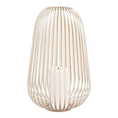 Stoense Lantaarn, metaal, beige, ø24,5x40 cm