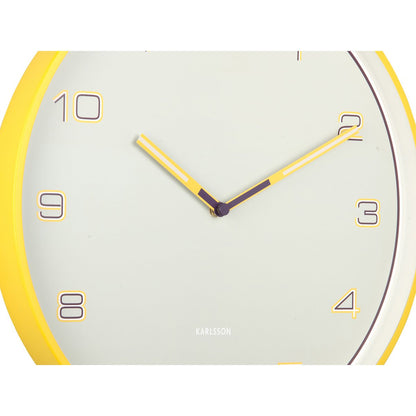 Wandklok Karlsson Lined Numbers 50 cm