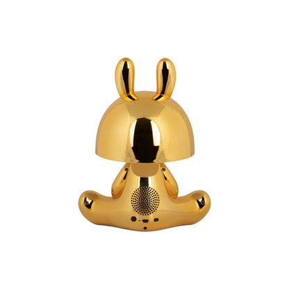 Tafellamp LED goud met Bluetooth speaker