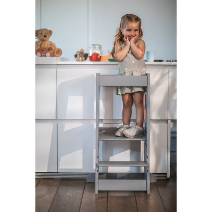 tiSsi® Learning Tower FELIX beech STORMY GREY