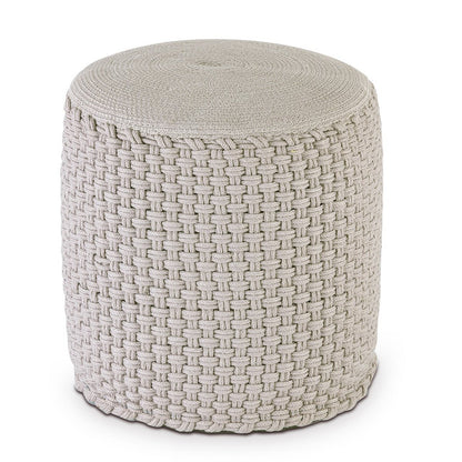 Merino Outdoor Pouf Kruk Met Vulling Drie Kleuren Keuze