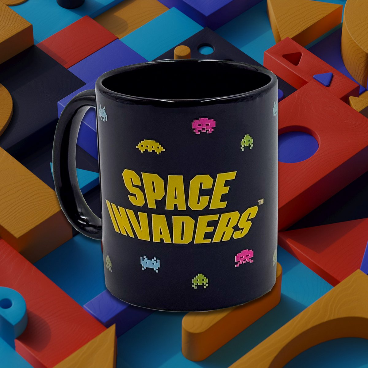 Space Invaders - Pouch (metallic finish)