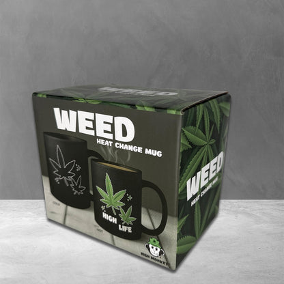 Mad Monkey - Mug "High Life Weed" - color changing