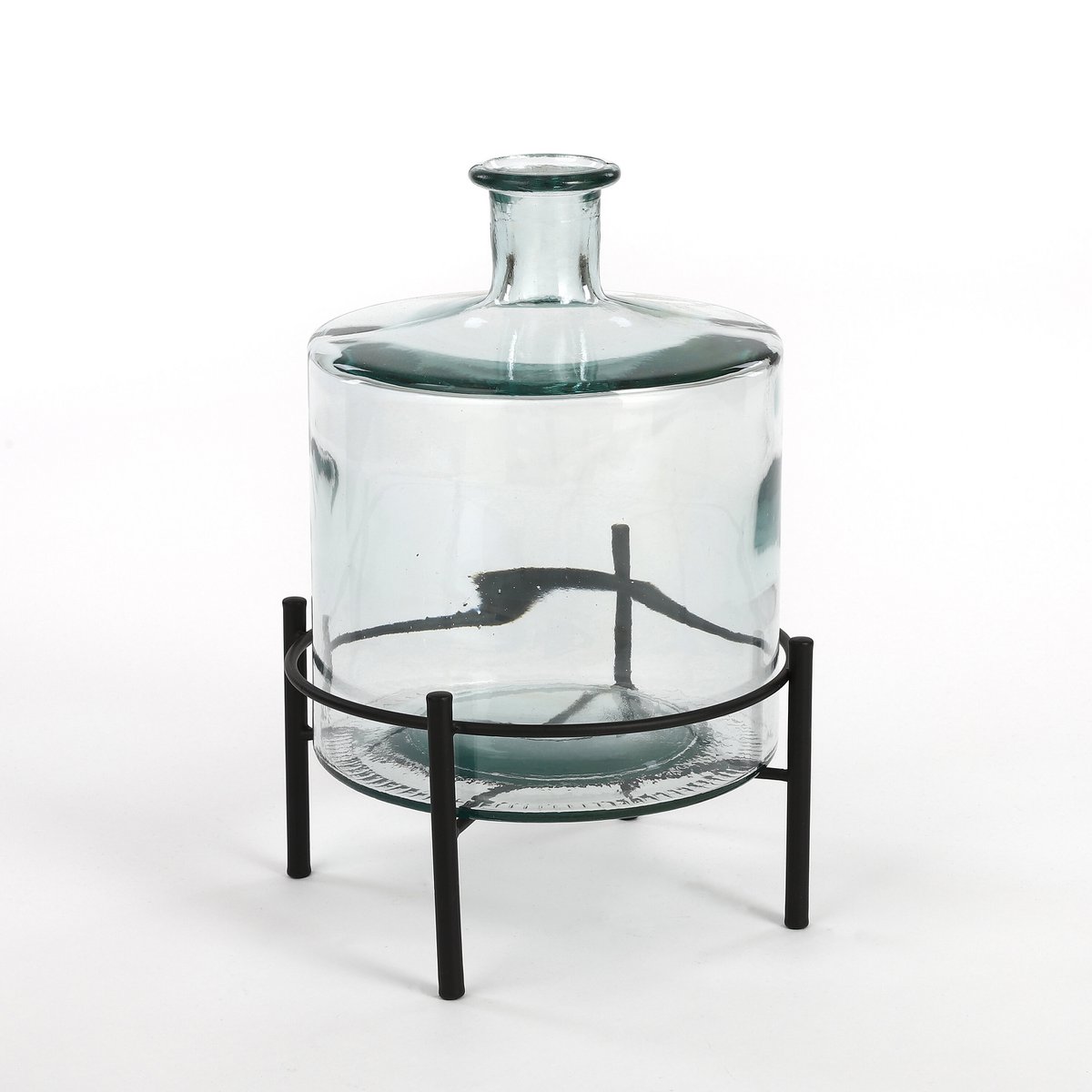 Vaas glas transparant 26x21 cm