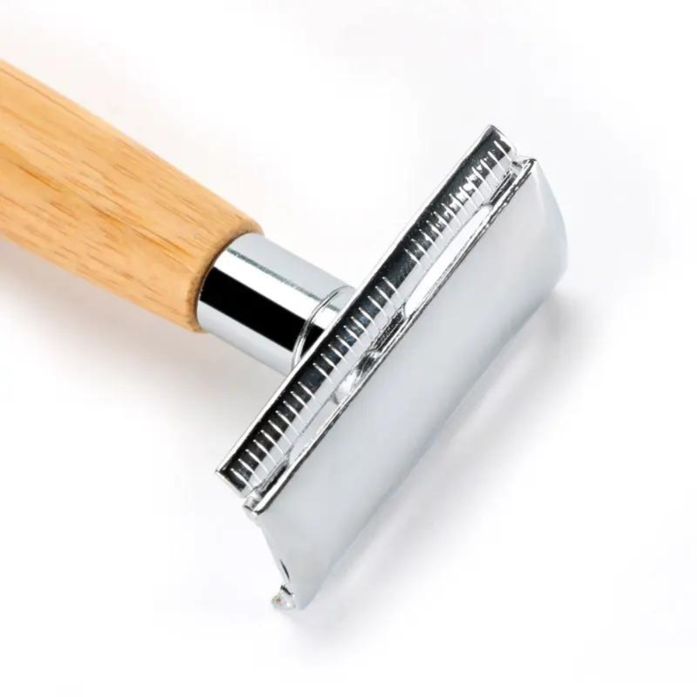 Scheerset bamboe met scheerolie