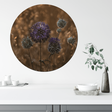 Muurcirkel purple peace Dibond 40 cm