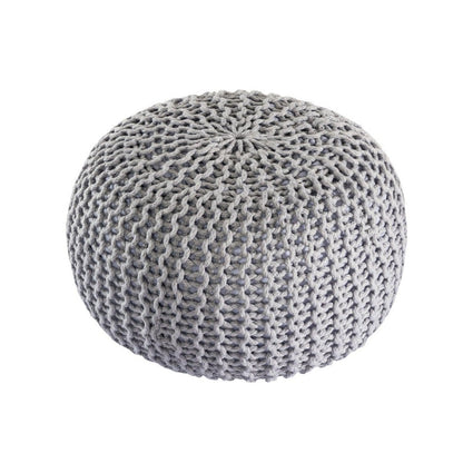 Pouf buiten Ø55x37 cm gerecycled plastic