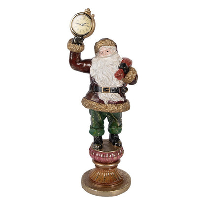 Kerstman beeld 15x13x39 cm rood kunststof