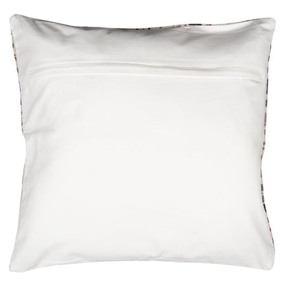 Kussenhoes 50x50 cm rood beige katoen