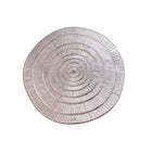 Onderzetter zilver 38x38 cm plastic