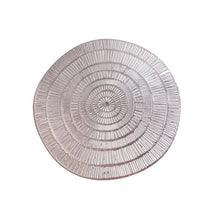 Onderzetter zilver 38x38 cm plastic