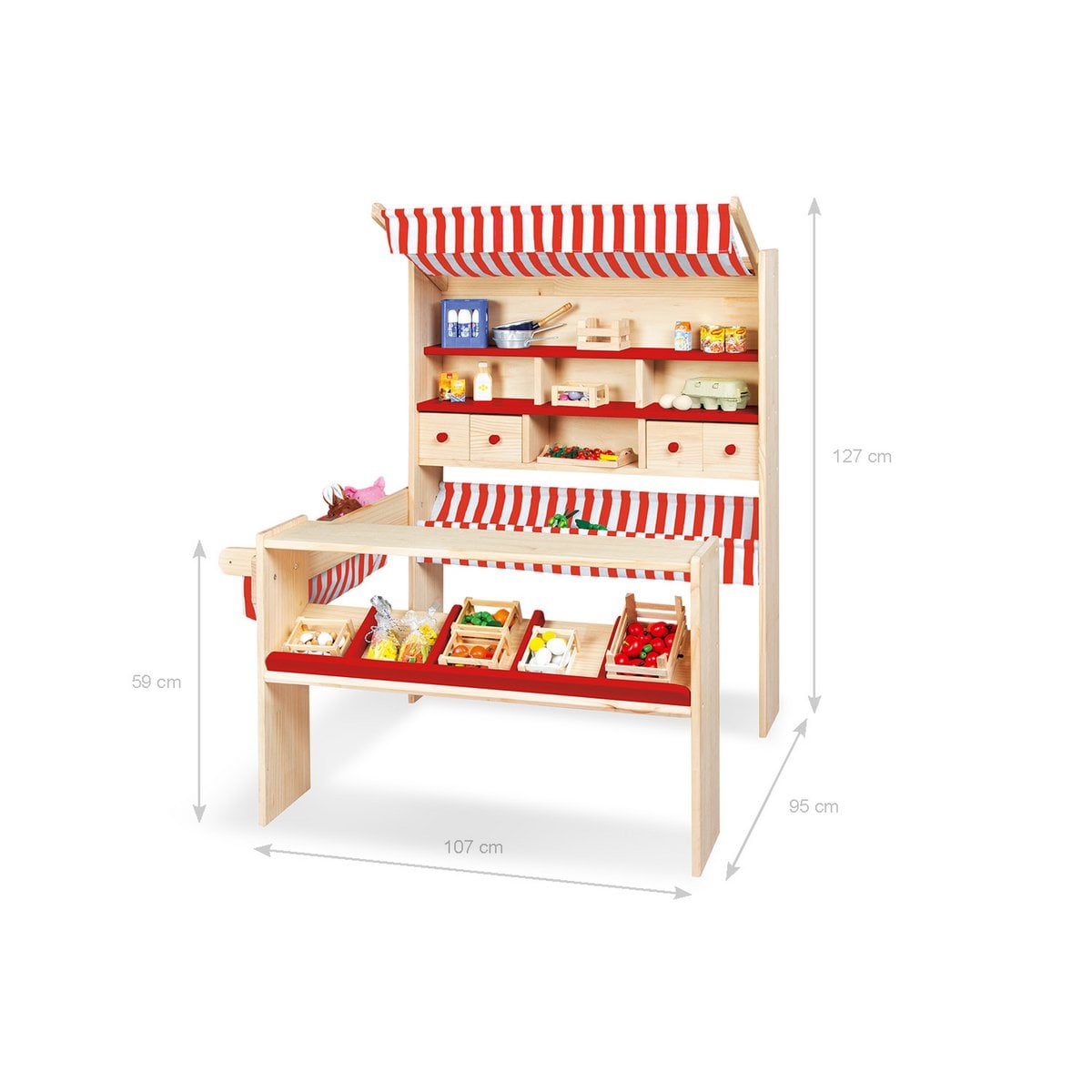 Market Standard "Lucy", red