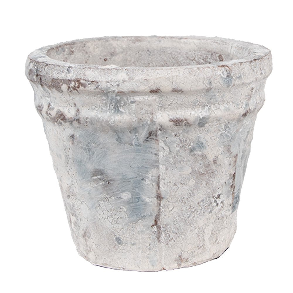 Bloempot Ø 10x8 cm terracotta beige