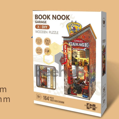 Inspirebox, 3D Booknook Garage, BE011920,19x10x24,3cm