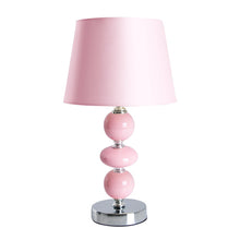 Tafellamp roze metaal keramiek E14