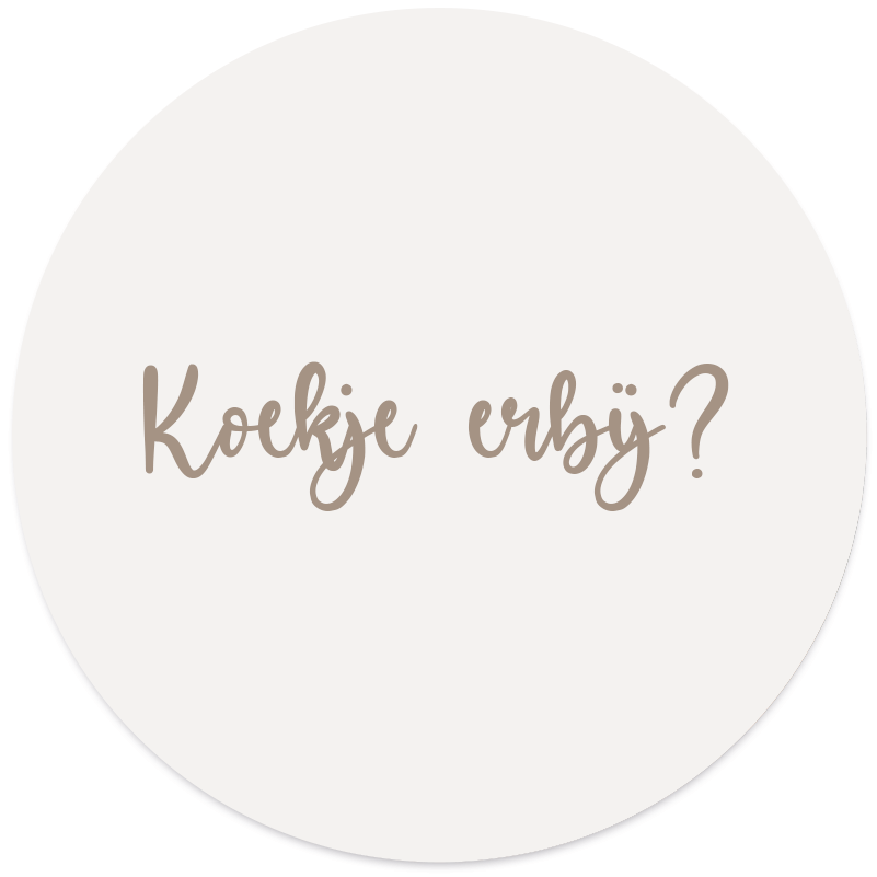 Wall circle, cookie with it, soft white